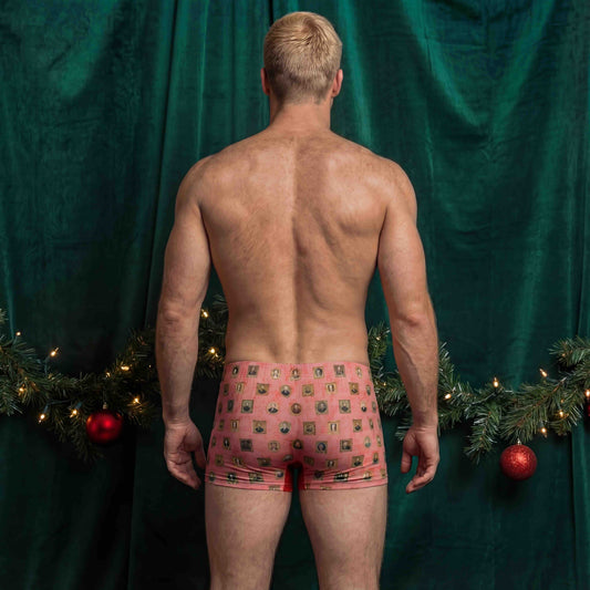 2nd Edition Antique Red Men's Boxer Briefs | Classical Composers Collection