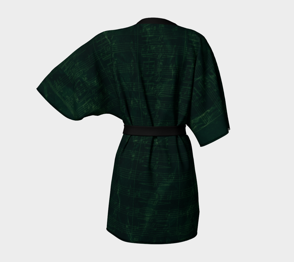 Maestro Edition | Symphonic Score Emerald Kimono Robe