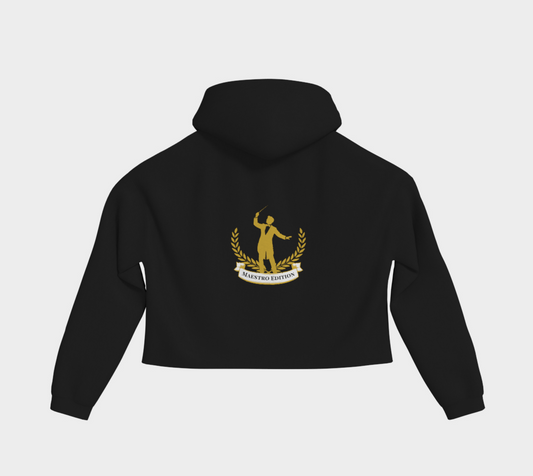 Maestro Edition | Soft Polycotton Blend Cropped Pullover Hoodie