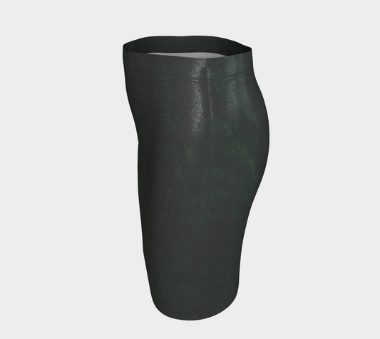 Maestro Edition | Symphonic Score Emerald Glitter Fitted Skirt