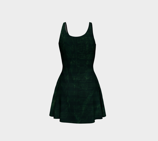 Maestro Edition | Symphonic Score Emerald Flare Dress