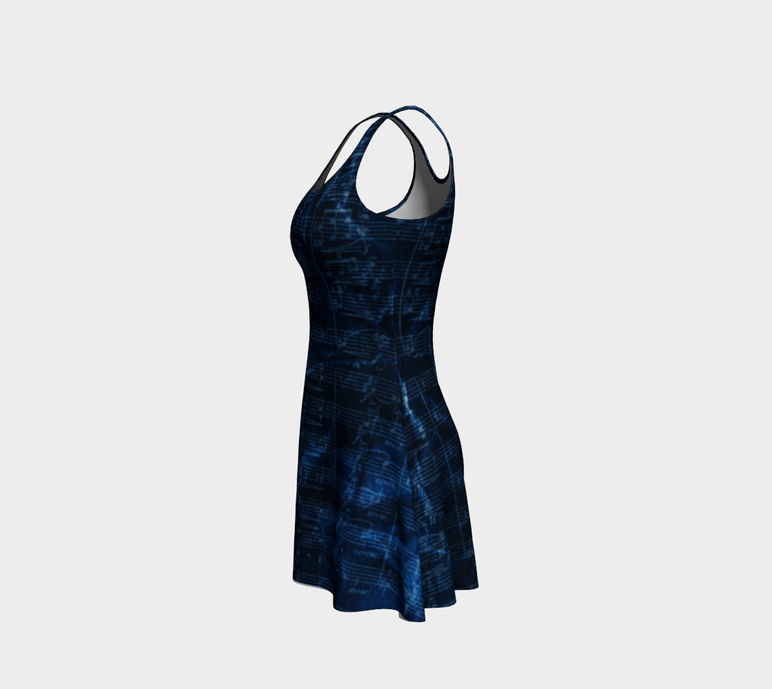 Maestro Edition | Symphonic Score Sapphire Blue Flare Dress