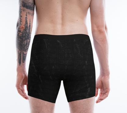 Maestro Edition | Symphonic Score Obsidian Men's Long Boxer Briefs