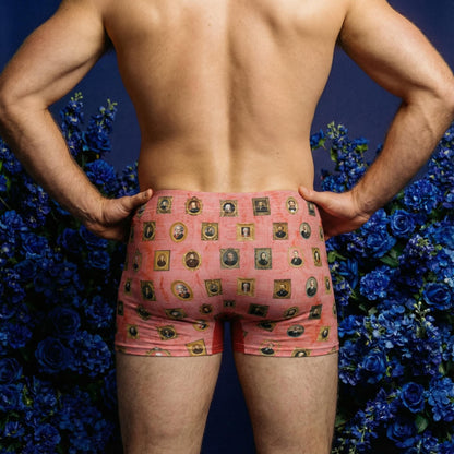 2nd Edition Antique Red Men's Boxer Briefs | Classical Composers Collection