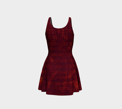 Maestro Edition | Symphonic Score Ruby Red Flare Dress