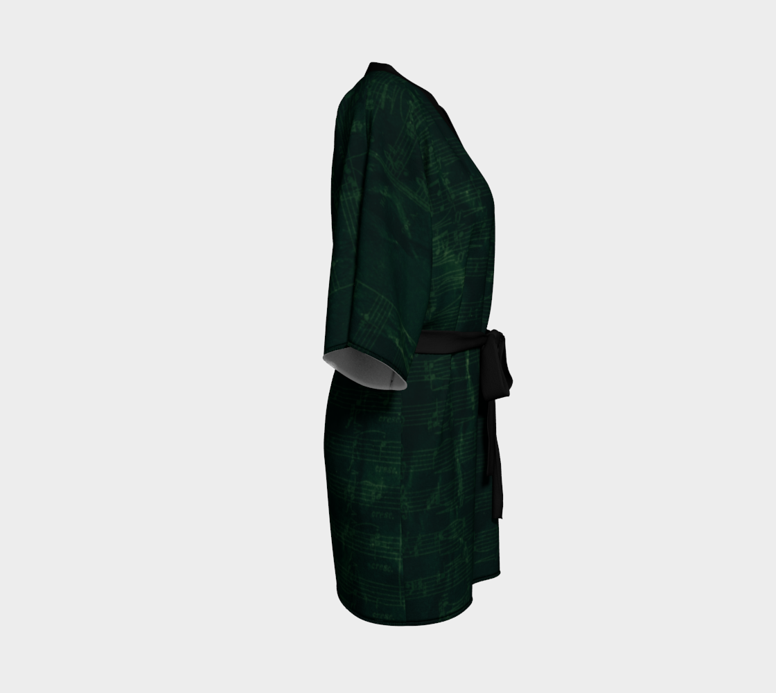Maestro Edition | Symphonic Score Emerald Kimono Robe