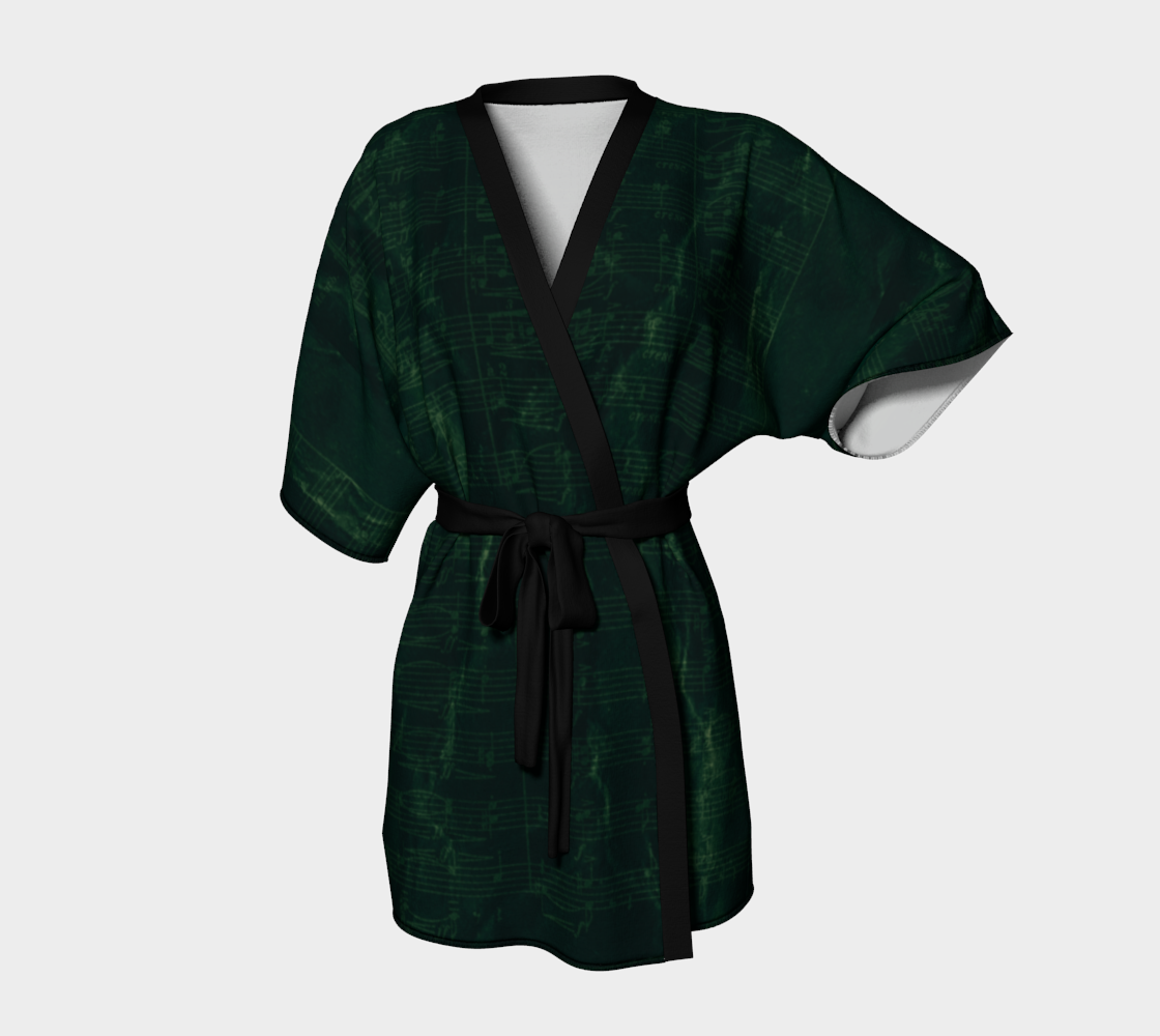 Maestro Edition | Symphonic Score Emerald Kimono Robe