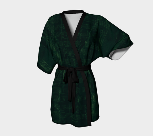 Maestro Edition | Symphonic Score Emerald Kimono Robe