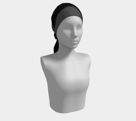 Maestro Edition | Symphonic Score Obsidian Silky Satin Long Scarf