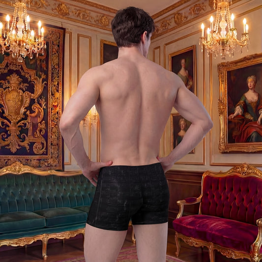 Maestro Edition | Symphonic Velvet-Inspired Obsidian Men's Boxer Briefs