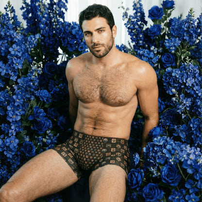 3rd Edition Baroque Black Classical Composer Portraits Men’s Boxer Briefs | Classical Composers Collection