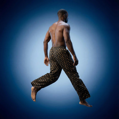 Baroque Black Composer Portraits Wide-leg Unisex Joggers | Classical Composers Collection