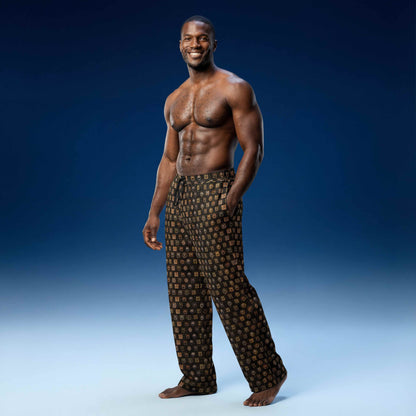 Baroque Black Composer Portraits Wide-leg Unisex Joggers | Classical Composers Collection