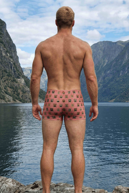 2nd Edition Antique Red Men's Boxer Briefs | Classical Composers Collection