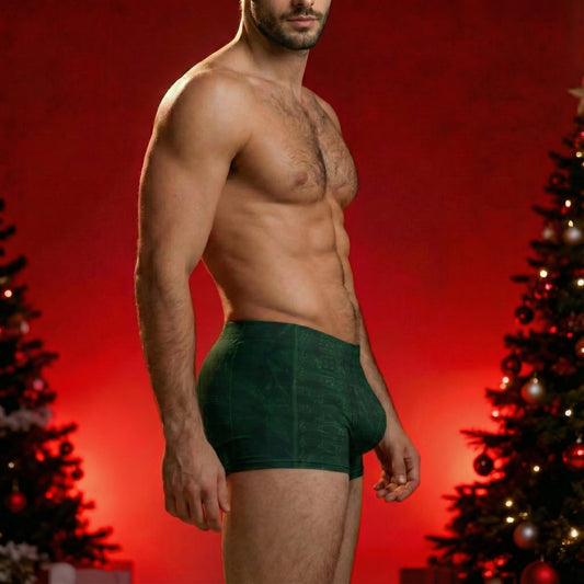 Maestro Edition | Symphonic Velvet-Inspired Emerald Men's Boxer Briefs