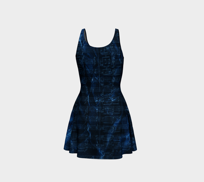 Maestro Edition | Symphonic Score Sapphire Blue Flare Dress
