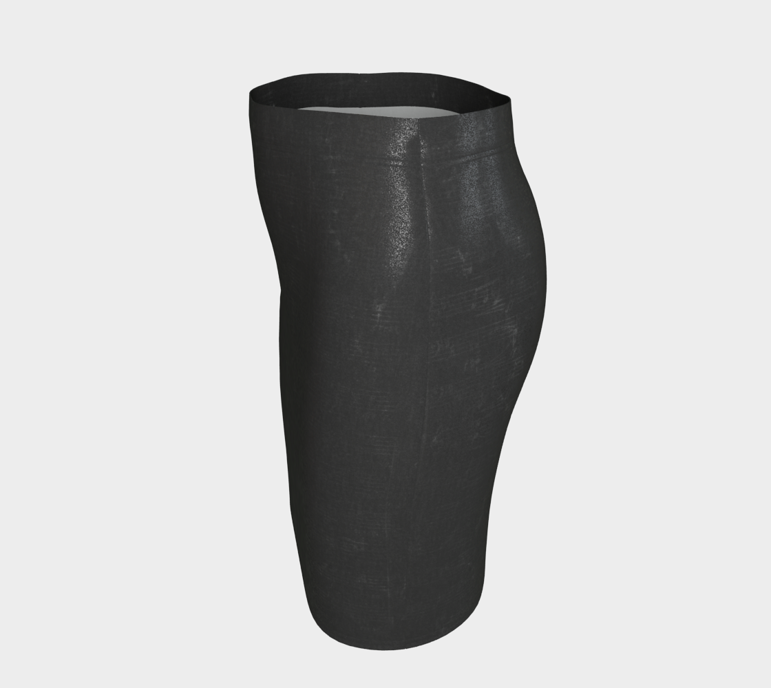 Maestro Edition | Symphonic Score Obsidian Glitter Fitted Skirt