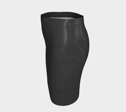 Maestro Edition | Symphonic Score Obsidian Glitter Fitted Skirt