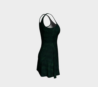 Maestro Edition | Symphonic Score Emerald Flare Dress