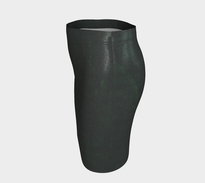 Maestro Edition | Symphonic Score Emerald Glitter Fitted Skirt