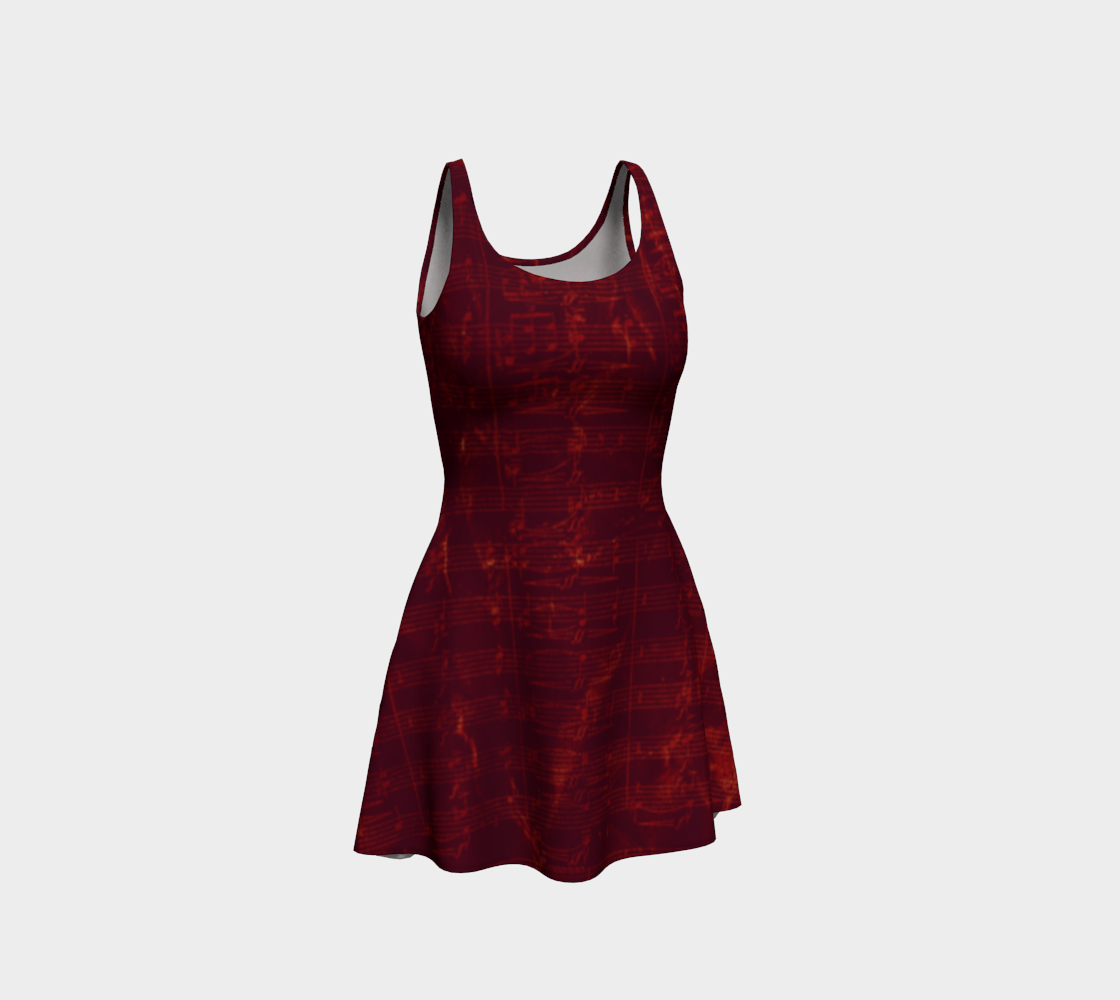 Maestro Edition | Symphonic Score Ruby Red Flare Dress