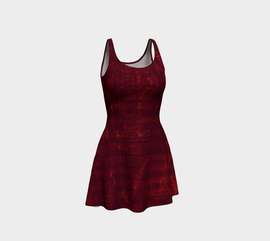 Maestro Edition | Symphonic Score Ruby Red Flare Dress