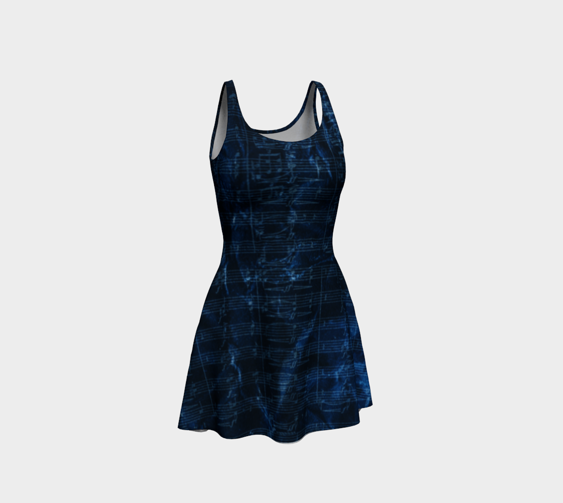 Maestro Edition | Symphonic Score Sapphire Blue Flare Dress