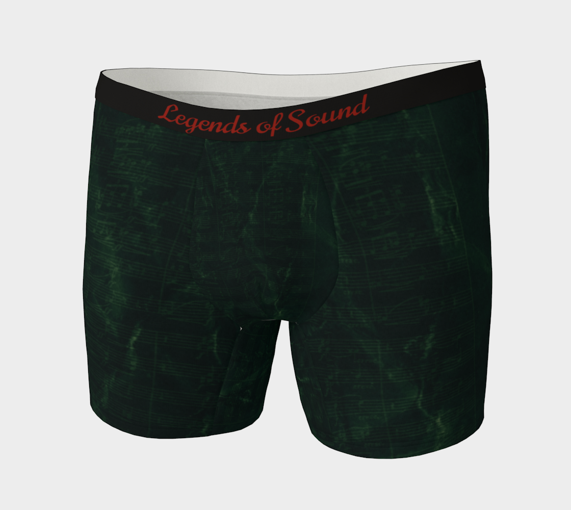 Maestro Edition | Premium Symphonic Emerald Men's Long Boxer Briefs